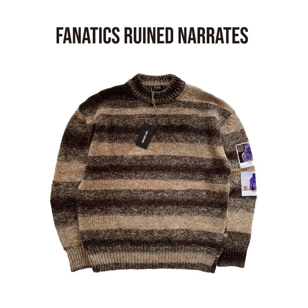 [L]라프시몬스 20AW 폴라로이드 니트