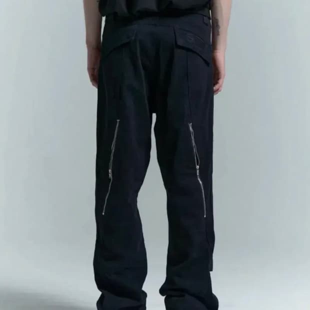 플라스틱프로덕트 지퍼팬츠 L