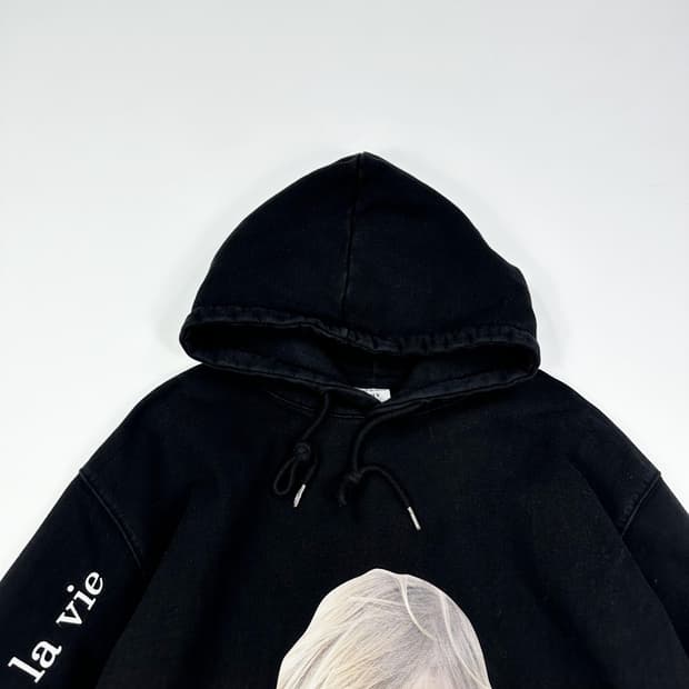 아크메드라비 베이비 페이스 블랙 후드티 (실측 L)