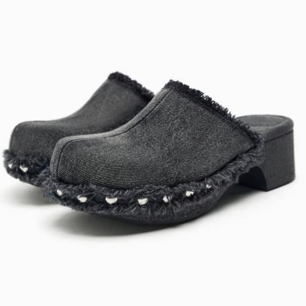 자라 데님 클로그 뮬 240