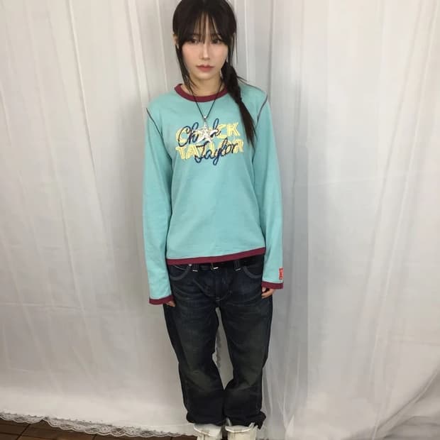 Converse Chuck Taylor Blue Long Sleeve