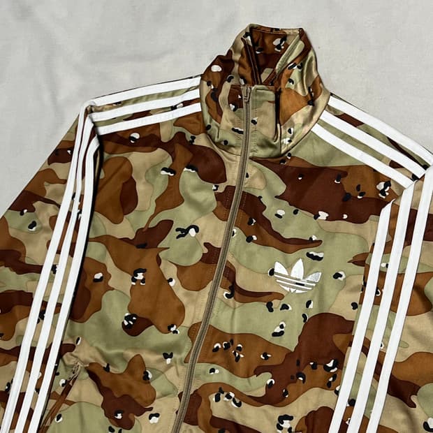 S 아디다스 파이어버드 카모 트랙탑