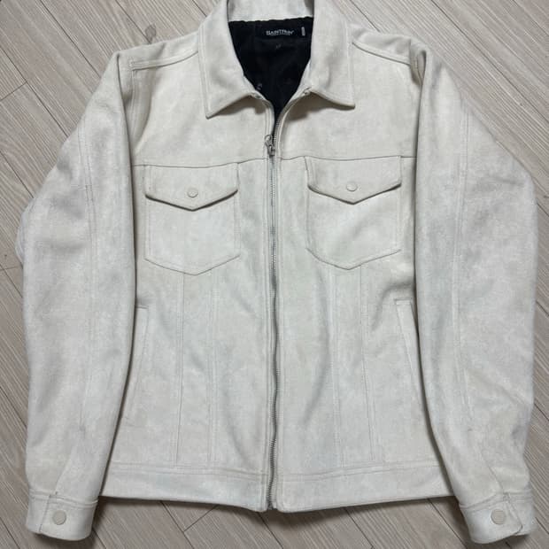 SAINT PAIN 스웨이드 레더 집업 자켓