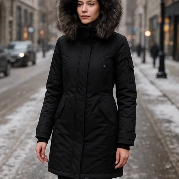 에고이스트 퍼후드 롱패딩