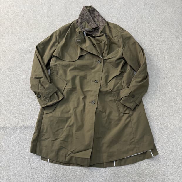 82 한섬 시스템 하프넥 트렌치 코트 0203T