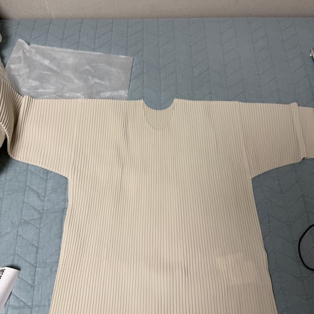 옴므플리세 롱슬리브 아이보리 4