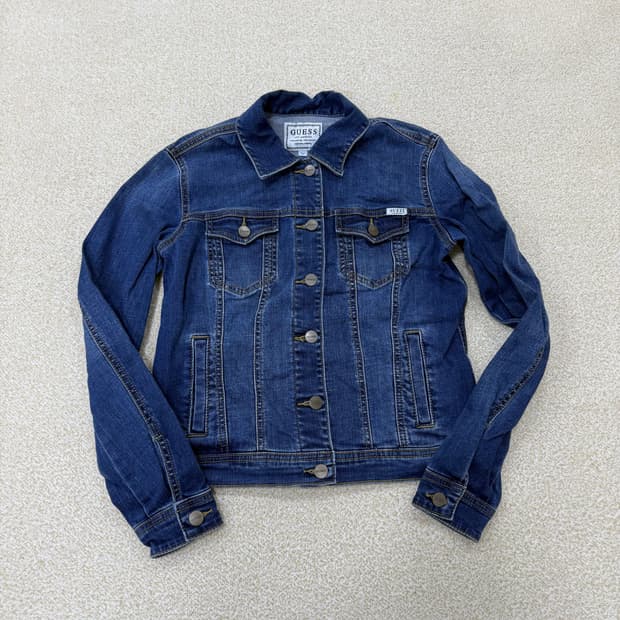 S 게스 여성 데님 자켓 0130T1