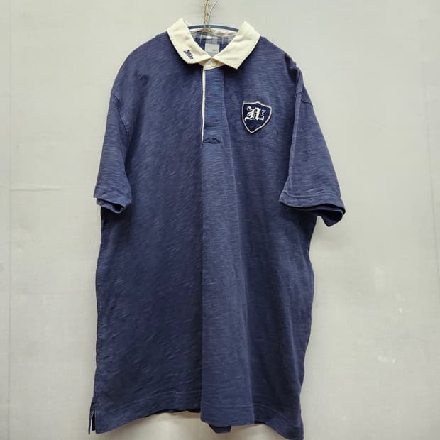 올드스쿨 나이키 로고 럭비티 등번호 반팔카라XXL(2XL)