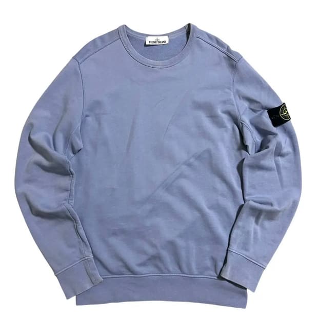 스톤아일랜드 19ss 라벤더블루 맨투맨(L)