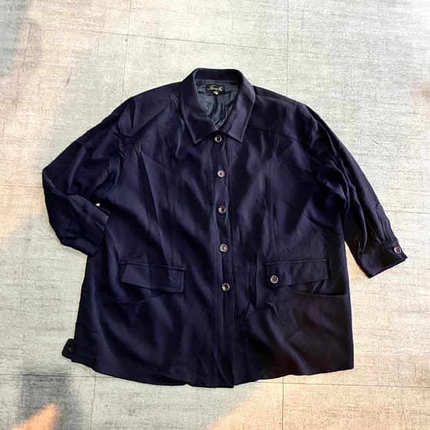 일본빈티지 Tmrmol 올드스쿨아메카지 하구미너드남 아방핏 사파리자켓