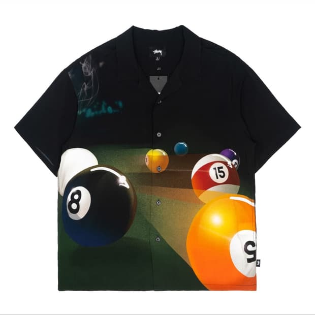 스투시 8볼 하와이안 셔츠 