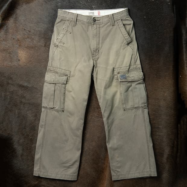 [32] 00s 리바이스 워크웨어 카고팬츠 올리브 MB-1351 