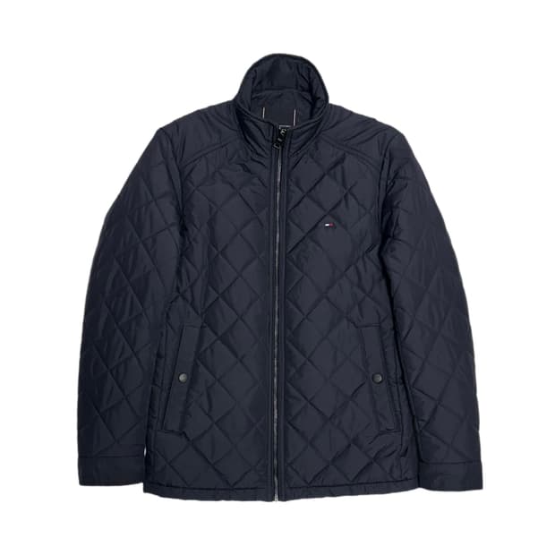 타미힐피거 다이아몬드 퀄팅 자켓