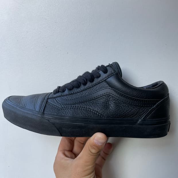 Vans 반스 올드스쿨 가죽 블랙 250