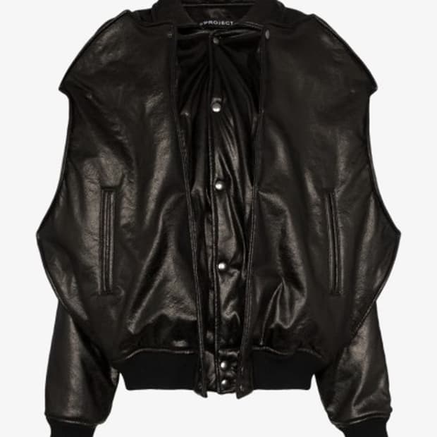 Y/project 레더 봄버 자켓 컬렉션피스