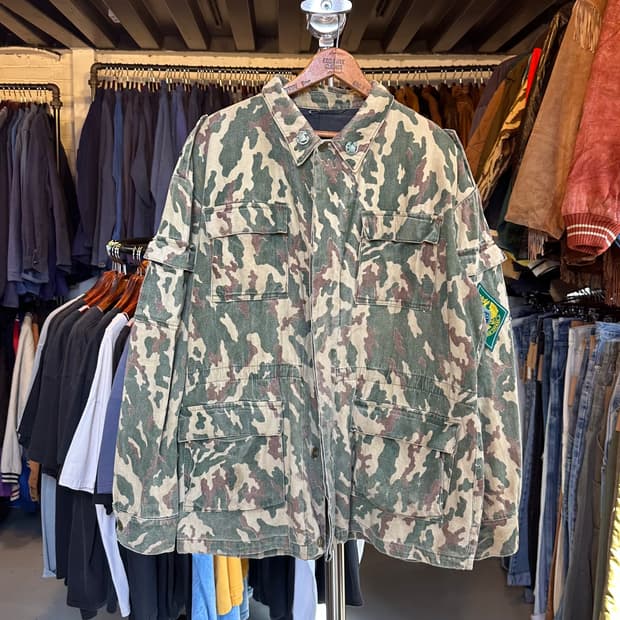 90s 러시아군 Russian army 페이드 카모 필드 자켓