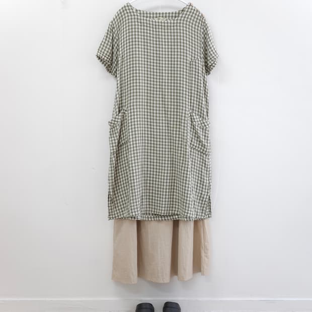 Bonte green check one-piece