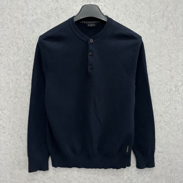 95 빈폴 남자 헨리넥 울 니트