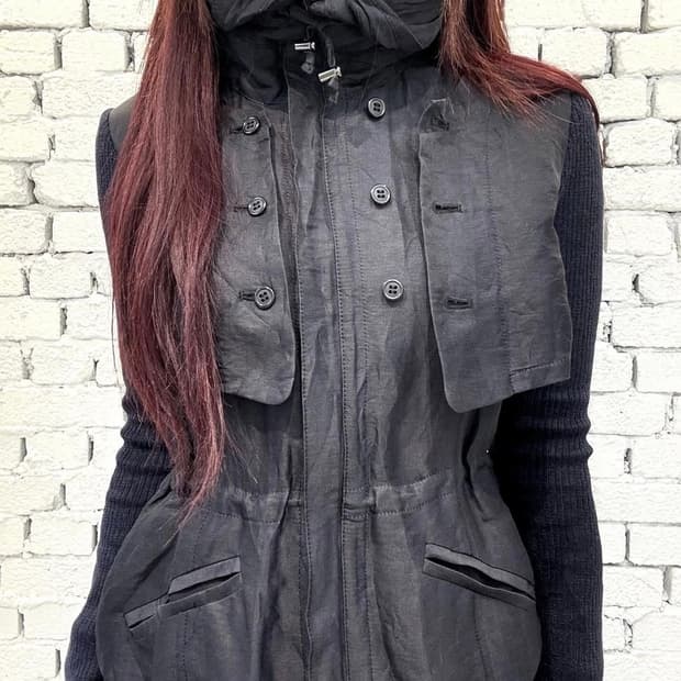 Archive High-Neck Sleeveless Vest