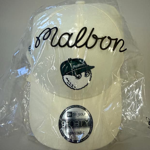 [새상품.정가89,000] malbon 골프모자 베이직 뉴에라 볼캡 말본