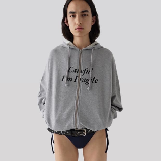 [S,M]기마구아스 Careful 후드집업/그레이