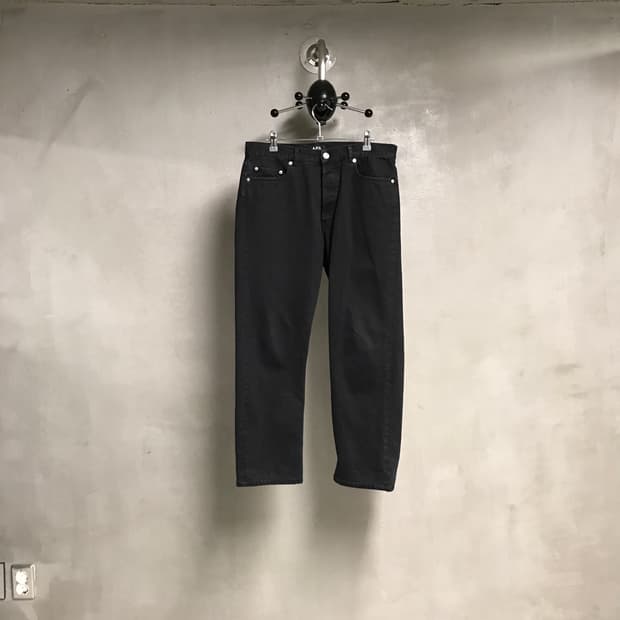 APC 아페쎄 블랙 팬츠 32