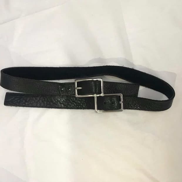 캐롤 크리스찬 포엘 더블 버클 벨트