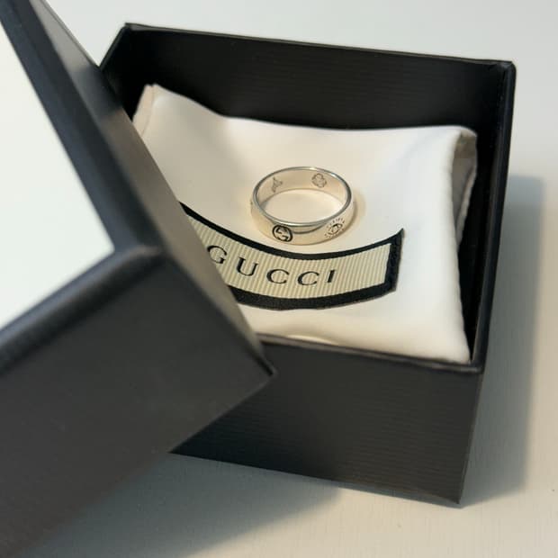 구찌 블라인드 포 러브 반지 14호