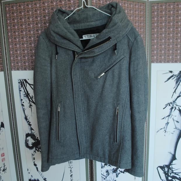 Katharine Hamnett London hoodie jacket