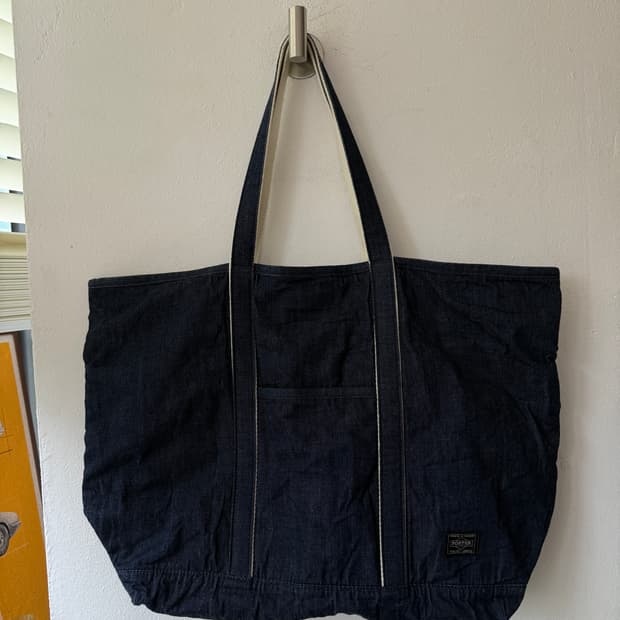 포터 X 캔톤 데님 토트백 L
