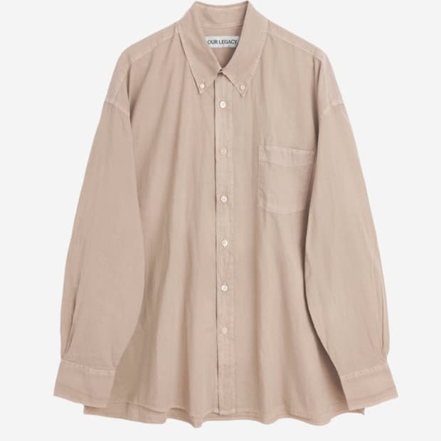 [50] 아워레가시 25ss Borrowed 셔츠 핑크 보일 
