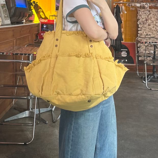 Kapital Fringe bag 캐피탈 프린지 옐로우 숄더백