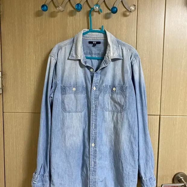 UNIQLO 유니클로 샴브레이셔츠 L사이즈