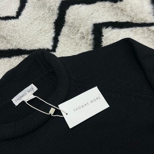 [M]토마스모어 롤링 폴라 니트/블랙