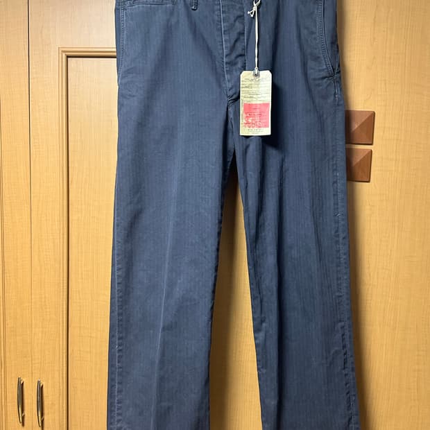 Rrl 더블알엘 헤링본필드팬츠 33/32