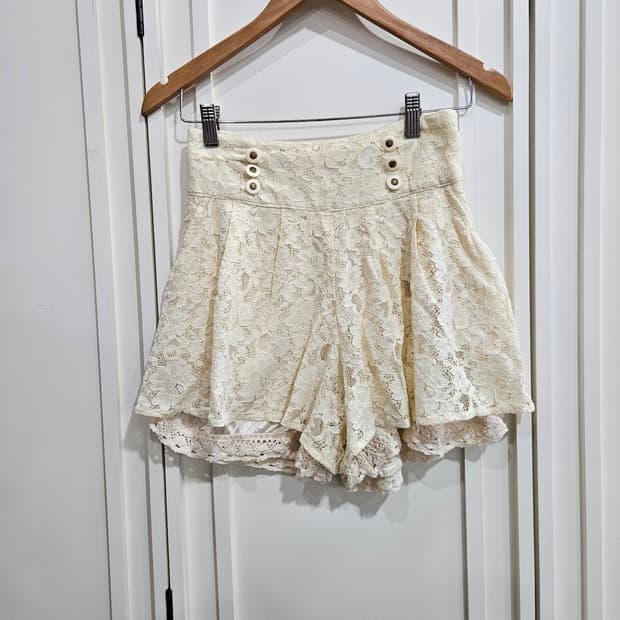 레이스 스커트 팬츠