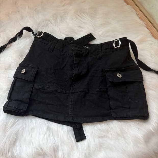 pain or pleasure NIX MINI SKIRT black