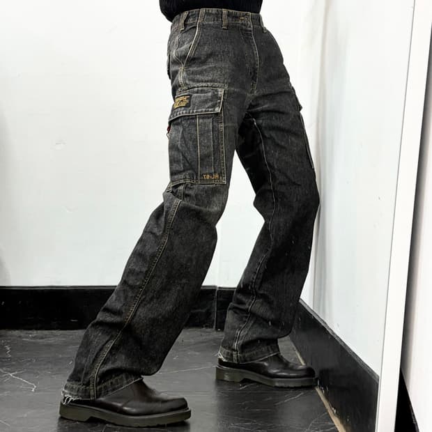 폴로 진스 데님 카고 팬츠