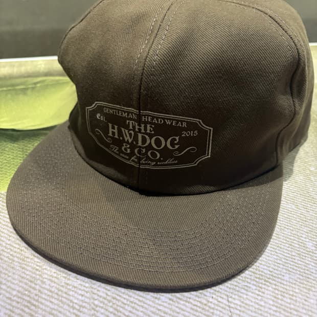 H.W.DOG & CO. 도그앤코 모자 브라운 40