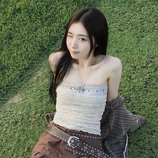 투피스 튜브탑