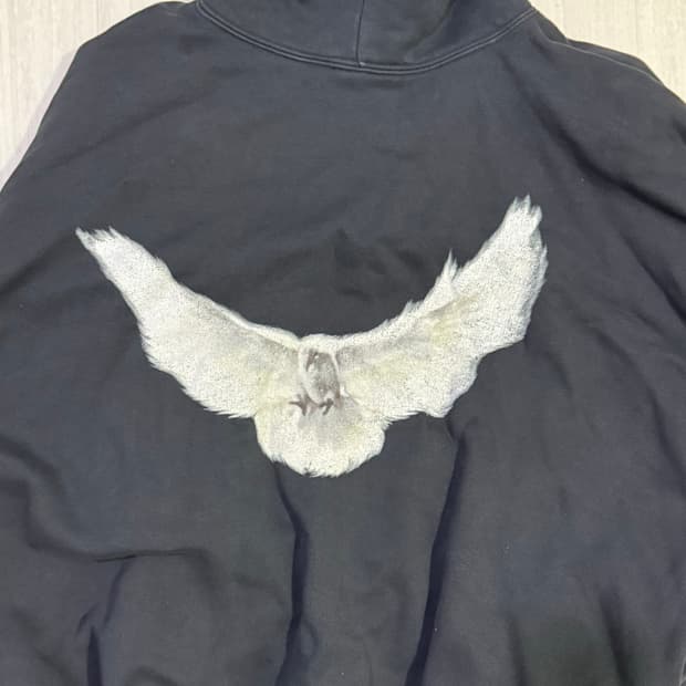 이지 갭 발렌시아가 도브 후드 블랙 S