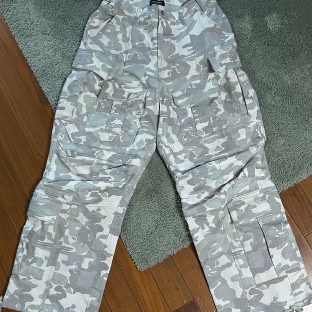 파아카이브 화이트 카모 팬츠