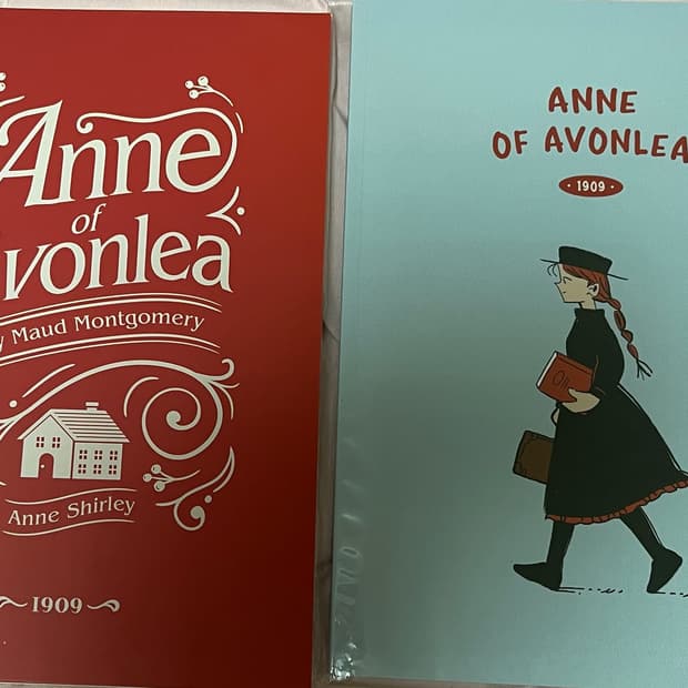 [10월까지처분]빨간머린 앤 노트 세트