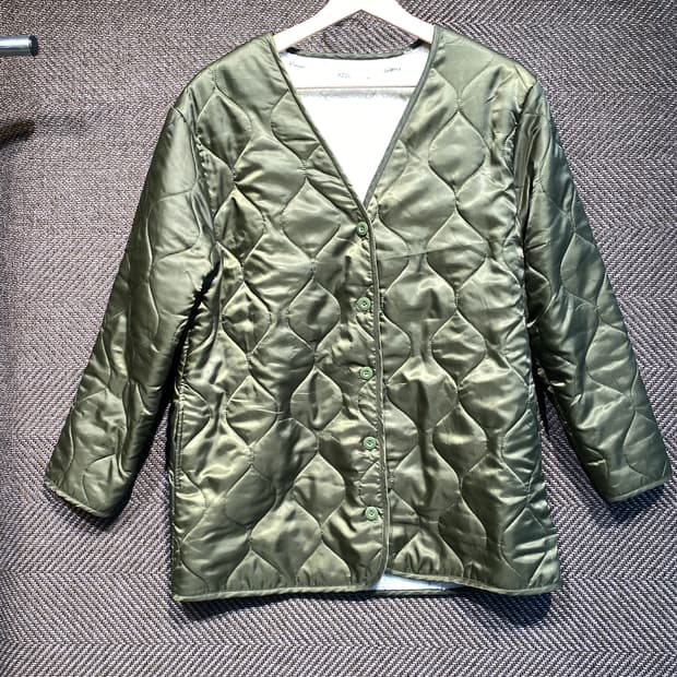 Moussy 퀄팅 경량패딩