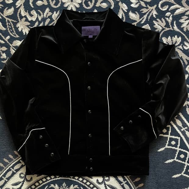 비슬로우 벨벳자켓