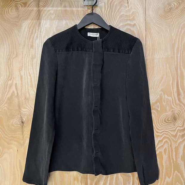 발렌시아가 14s/s 실크 블라우스