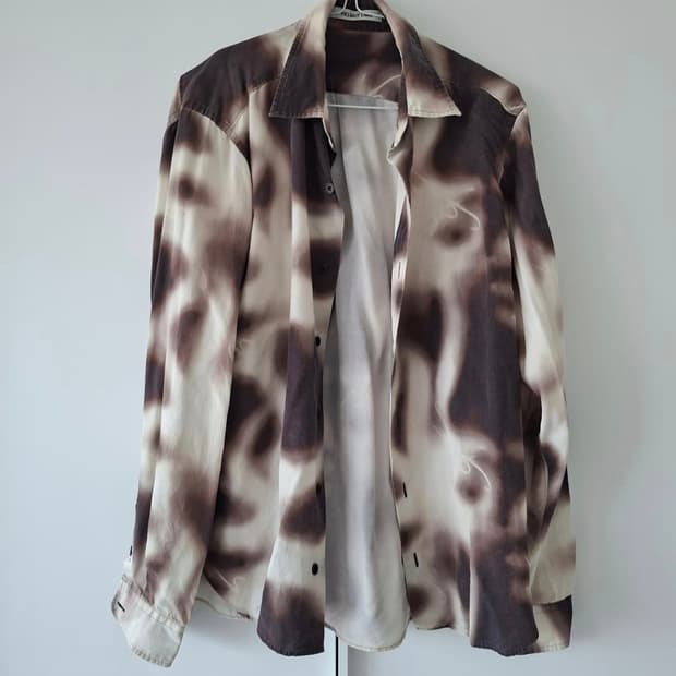 Helmut lang archive shirts brown tied