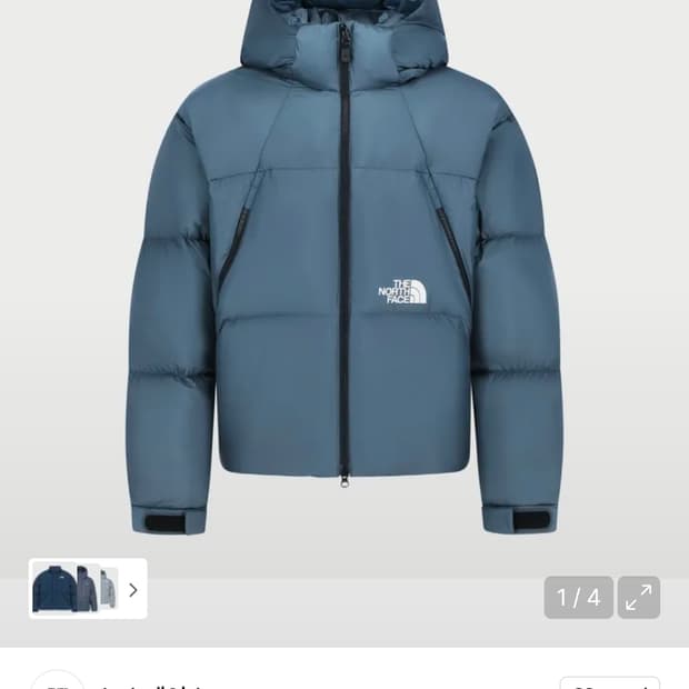 노스페이스 프로젝트 다운 RDS (더스크 블루)