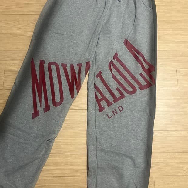 MOWALOLA 스탬프 조거팬츠
