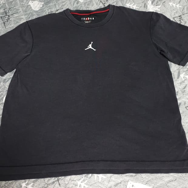 조던 드라이핏 점프맨로고 반팔티 블랙 (L)